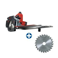 Mafell Scie Circulaire 1P0333 KSS40 18M BL Système De Tronçonnage 18V 5.5Ah LiHD En T-MAX + Lame De Scie HM, 120 X 1.2/1.8 X 20 Mm, Z 40, FZ/TR