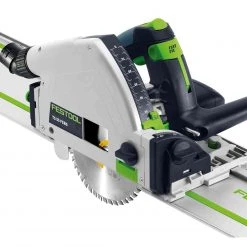 Festool Scie Circulaire 577010A Scie Plongeante TS 55 FEBQ-Plus-FS + 2x Règle FS1400/2 + 2x Pièce D'accouplement