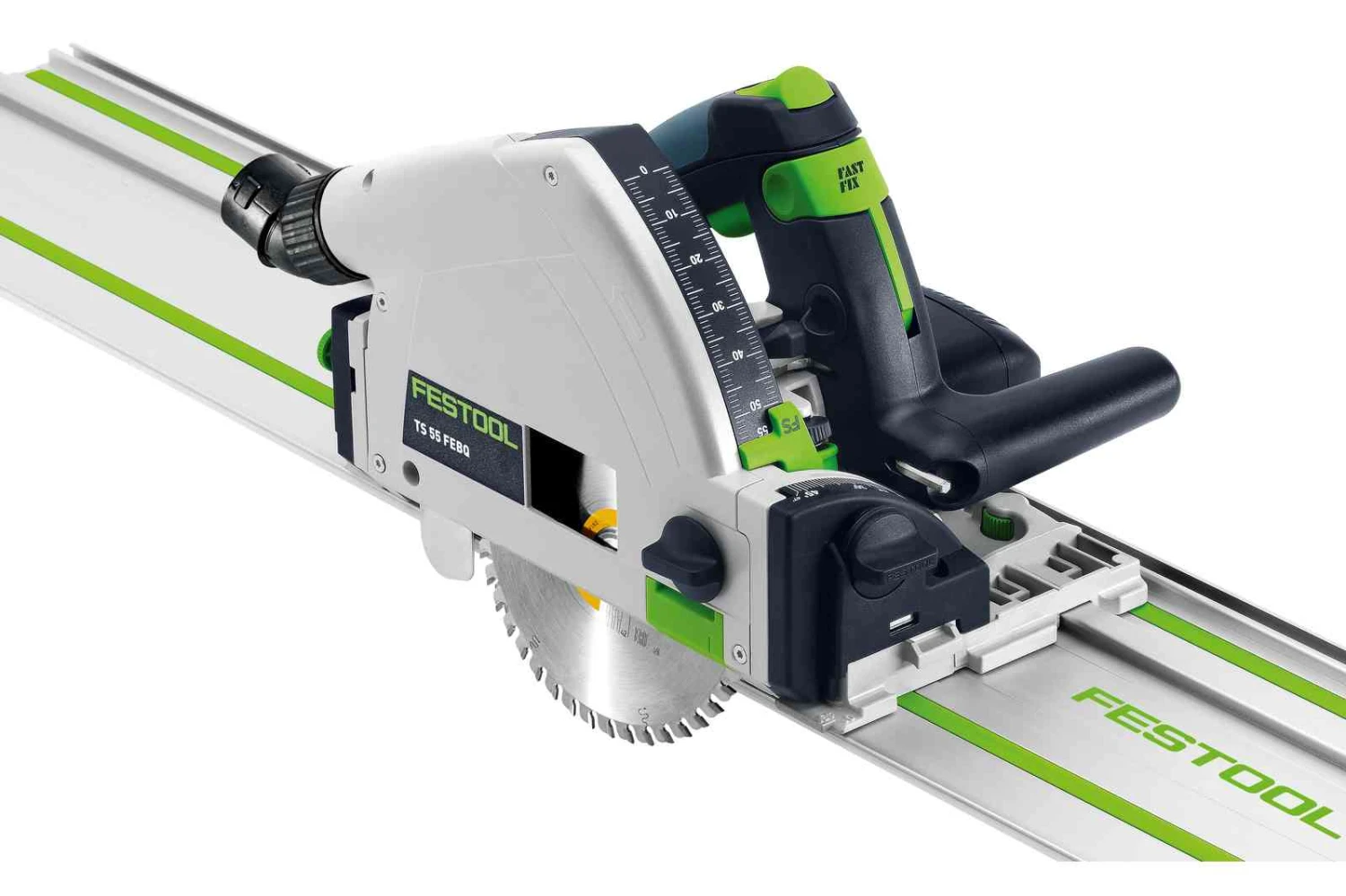 Festool Scie Circulaire 577010A Scie Plongeante TS 55 FEBQ-Plus-FS + 2x Règle FS1400/2 + 2x Pièce D'accouplement 3 Festool Scie Circulaire 577010A Scie Plongeante TS 55 FEBQ-Plus-FS + 2x Règle FS1400/2 + 2x Pièce D'accouplement