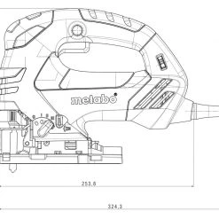 Metabo 601402000 STEB 140 Scie Sauteuse 750W