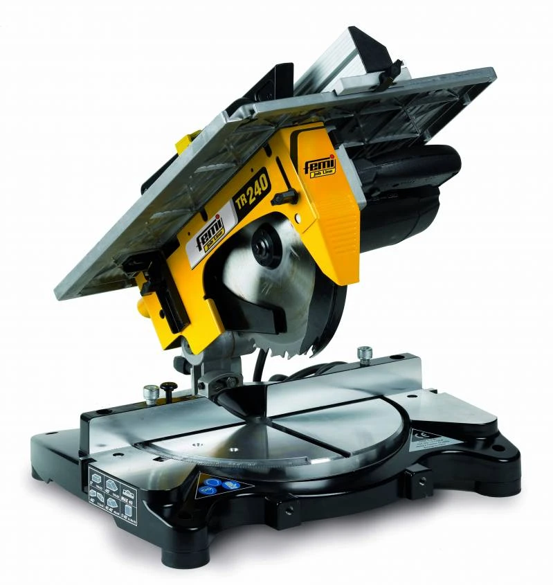 Femi 8426134 TR240 Scie à Onglets Composée Coulissante 1450W Universel 3 Femi 8426134 TR240 Scie à Onglets Composée Coulissante 1450W Universel