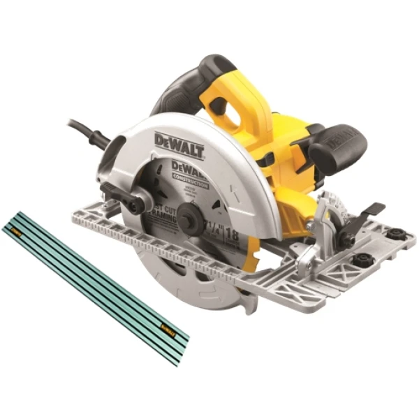 DeWalt DWE576K Scie Circulaire Profondeur De Coupe 61 Mm + Rail De Guidage 1500 Mm 4 DeWalt DWE576K Scie Circulaire Profondeur De Coupe 61 Mm + Rail De Guidage 1500 Mm – Image 2