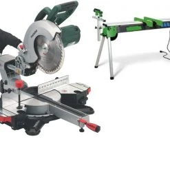 Metabo KGS254MTN3200 KGS254M Scie à Onglet + TN3200 Piètement Universel
