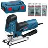 Bosch Bleu Scie Sauteuse GST150CE En L-BOXX 30 Lames De Scie